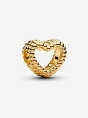 Authentic Beaded Open Heart Pandora Charm